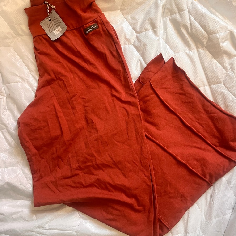 Matilda Jane Matte Orange Circus Gaucho Bellbottom Pants